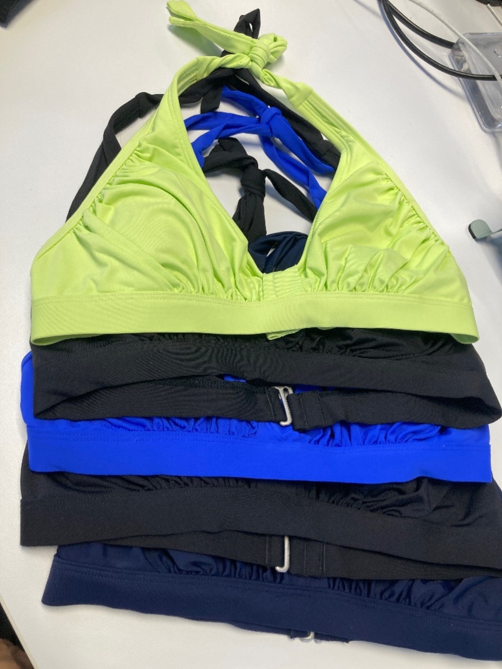 NWOT size small S Athleta tie neck swim bra top